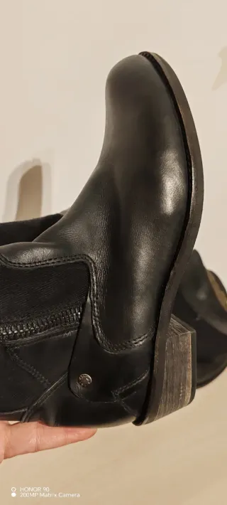 Botas altas Replay negras mujer