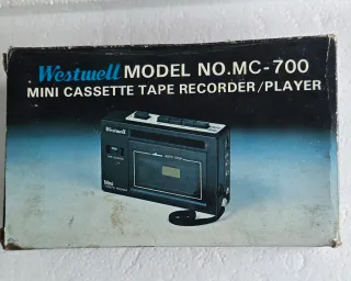 Mini Cassette VINTAGE Recorder/Player Westmell MC-