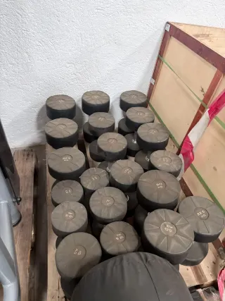 Mancuernas de gimnasio(varios pesos) precio por kg