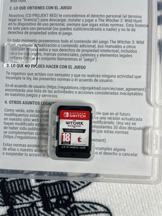 The Witcher III : Complete Edition Nintendo Switch