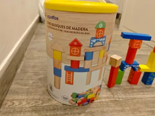 Bloques de construcción de madera