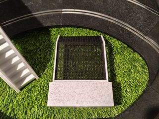 Muro con Barrera Scalextric 1:32 Curva R2