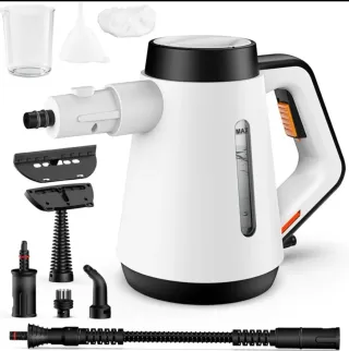 Limpiador a vapor con accesorios