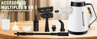 Limpiador a vapor con accesorios