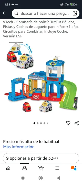 Comisaría Policía VTech Tut Tut Bólidos