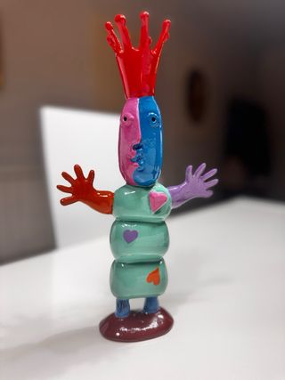 Escultura Juan Ripollés Colorida