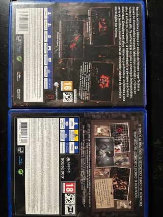 Juegos PS4 35€/unidad