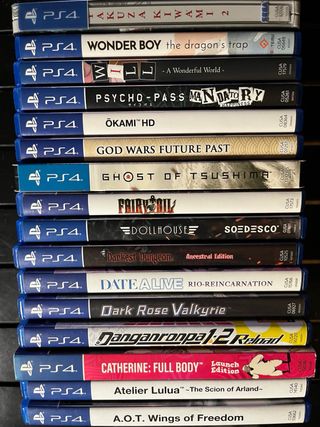 Juegos PS4 35€/unidad