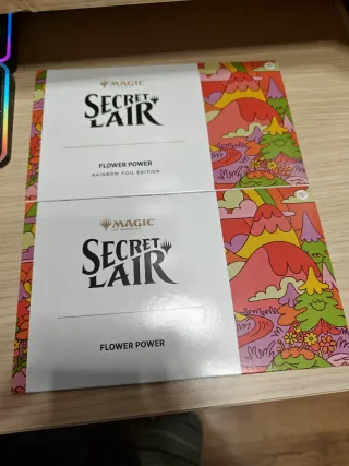 Magic Secret Lair Flower Power Rainbow Foil