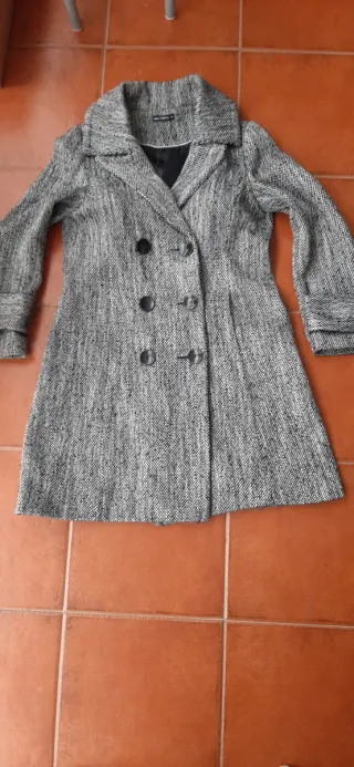 Abrigo gris talla XL