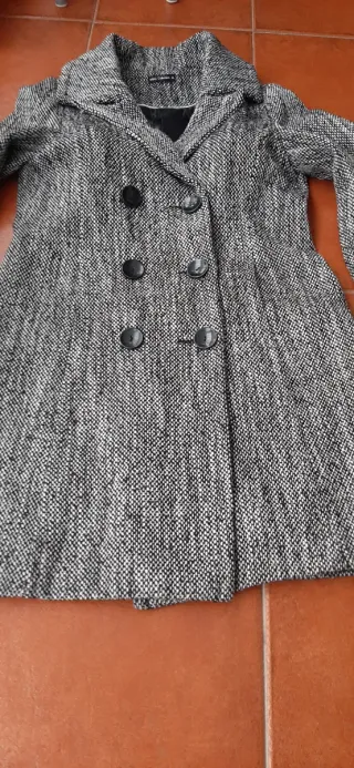 Abrigo gris talla XL