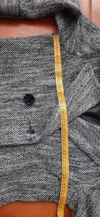 Abrigo gris talla XL