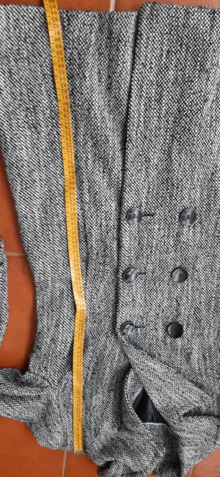 Abrigo gris talla XL