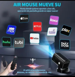 Proyector 4K con WiFi 6 y Bluetooth 5.4