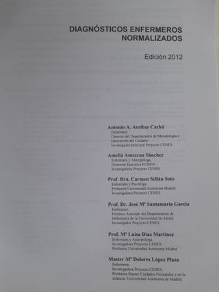 Diagnósticos enfermeros normalizados