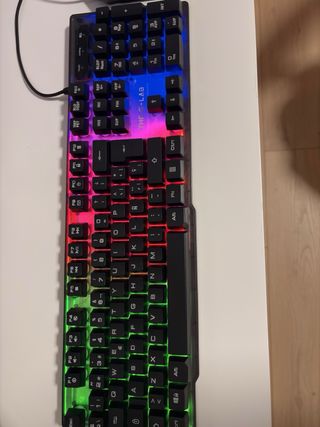 Teclado Gaming Negro