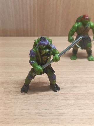 LOTE RARAS MINI TORTUGAS NINJA (5 CM DE ALTURA)