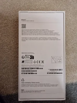 iPhone 17 Nero 256GB