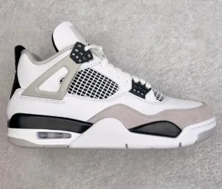 Jordan 4 Retro Blanco Gris Talla 43