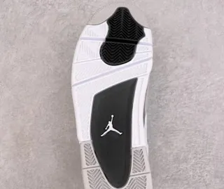 Jordan 4 Retro Blanco Gris Talla 43