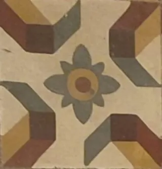 Baldosa hidráulica antigua