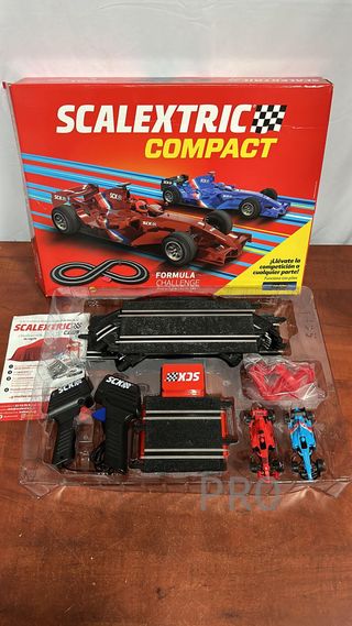 SCALEXTRIC  Circuito Compact - Pista de Carreras Completa - 2 Coches y 2 mandos