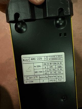 Máquina Soldadura Inverter Portátil