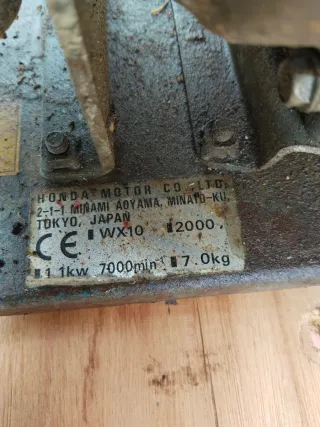 Motobomba Honda WX10