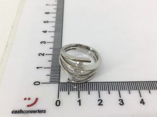 sortija oro 14k con piedra con diamante