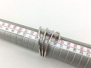 sortija oro 14k con piedra con diamante