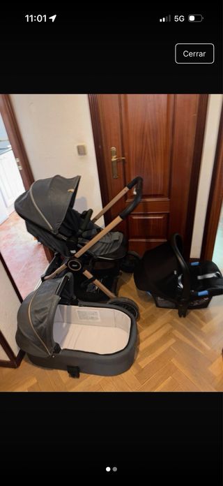 Carrito de bebé 3 piezas Marca Chicco