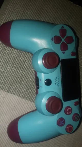 Mando PS4 Sony Azul y Burdeos