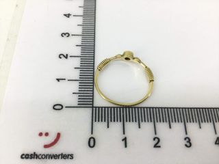 anillo oro 18k con piedra con rubi