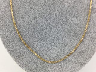 cadena oro 18k 24cm