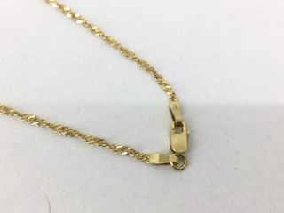 cadena oro 18k 20cm