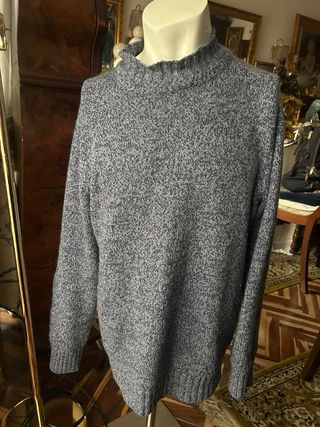 Jersey  corteffiel azul mezcla con blanco