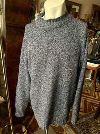 Jersey  corteffiel azul mezcla con blanco