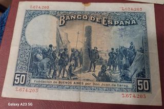 Billete 50 Pesetas Banco de España 1927