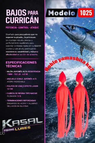 Señuelos de pesca curricán asesinos