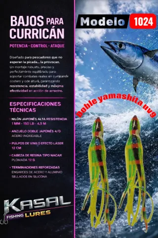 Señuelos de pesca curricán asesinos