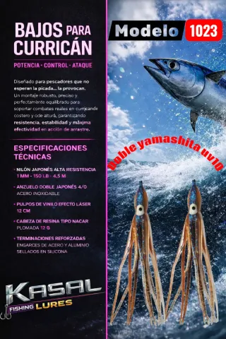 Señuelos de pesca curricán asesinos