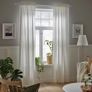Cortina Ikea SILVERLONN Blanca