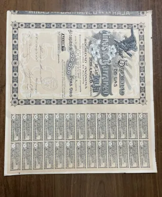 Acciones antiguas Minas del Barranco