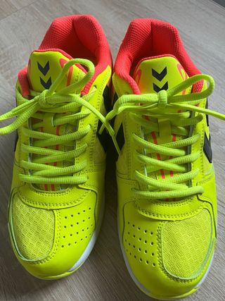 Zapatillas Hummel Talla 38.5 Mujer Rosa/Amarillo