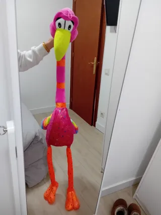 Peluche Flamenco Rosa y Naranja