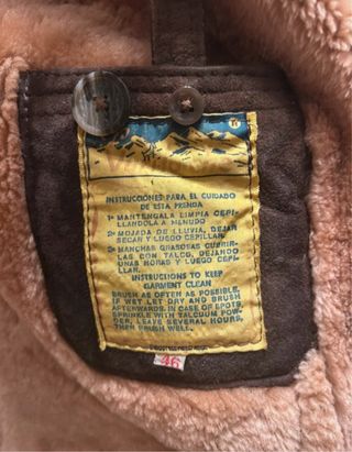 Chaquetón Vintage Marrón