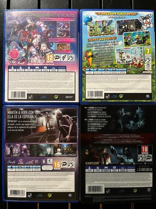 Juegos PS4 20€/unidad