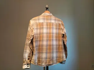Camisa Pepe Jeans cuadros beige y marrón