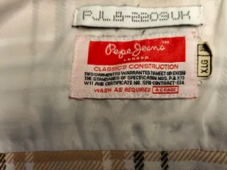 Camisa Pepe Jeans cuadros beige y marrón