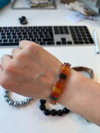 Lote 9 pulseras y brazaletes